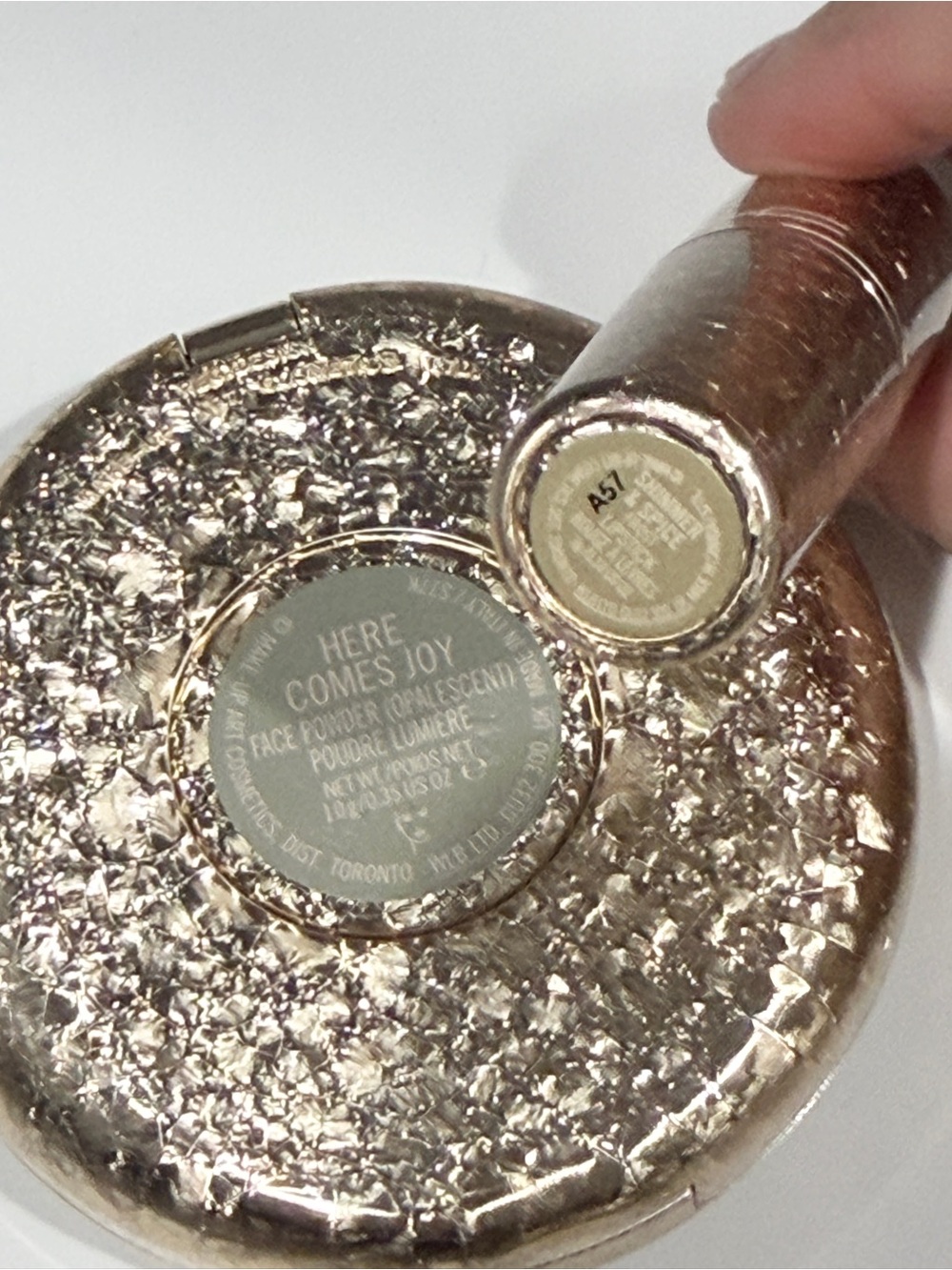 NIB LE MAC Snow Ball Holiday Lipstick & Powder - Picture 5 of 6